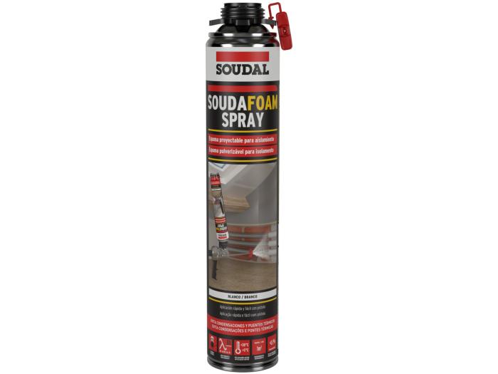 Espuma de poliuretano Aislamiento Proyectable 700ml Soudal