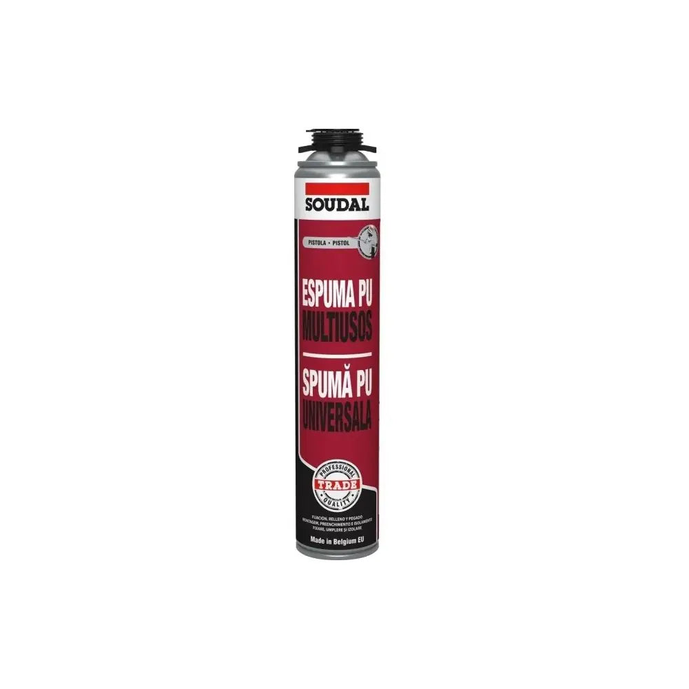 Bote espuma poliuretano multiusos pistola 750ml Multi-Purp Soudal
