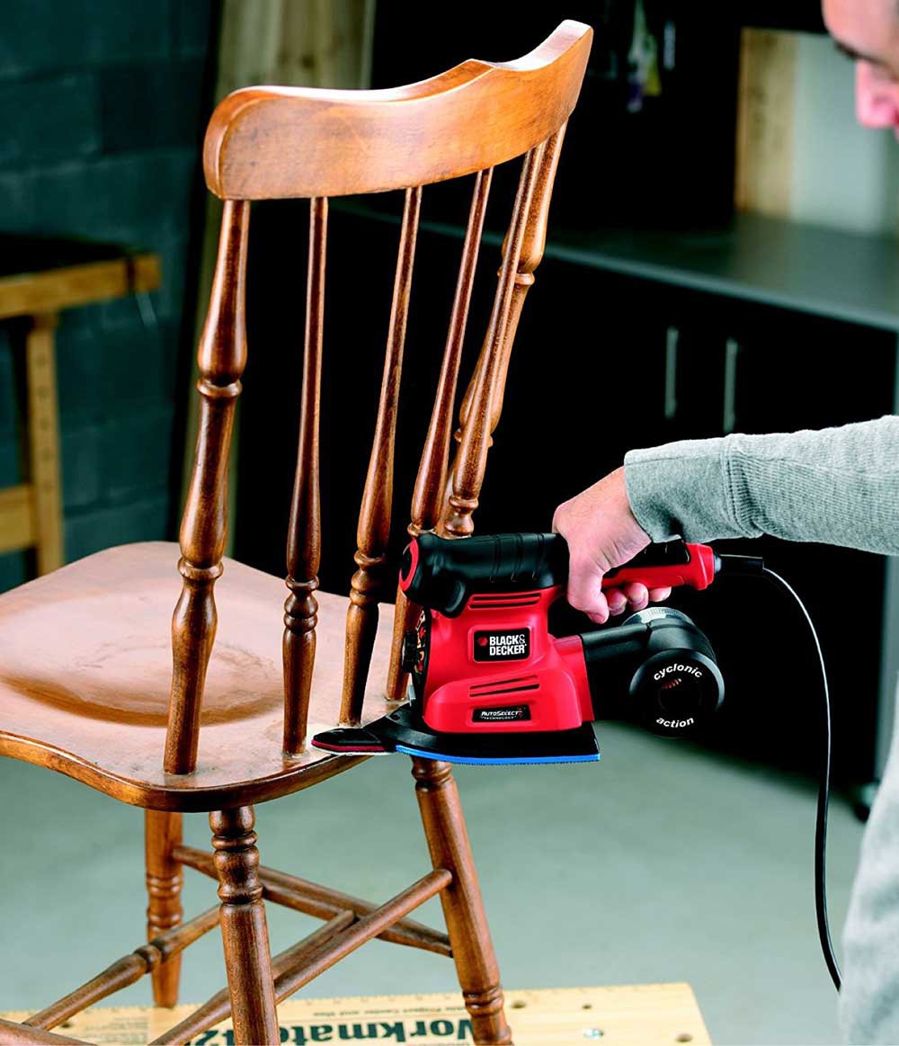 Lijadora multifuncional Black&Decker KA280LK - 220w tecnología autoselect 4 en 1 con 22accesorios y bolsa de transporte