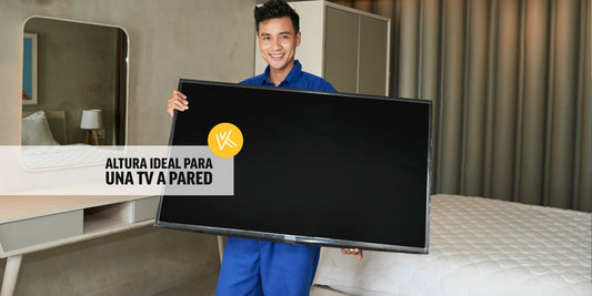 ¿Cuál es la altura ideal para una TV de pared?