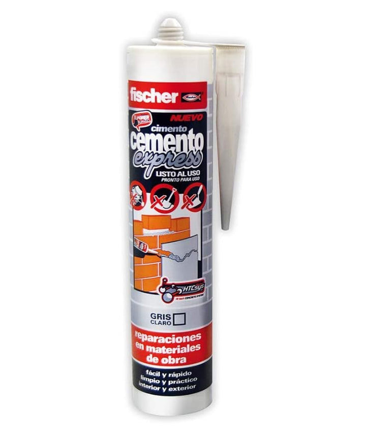 Fischer Cement Express Light Gray Putty Cartridge 310ml