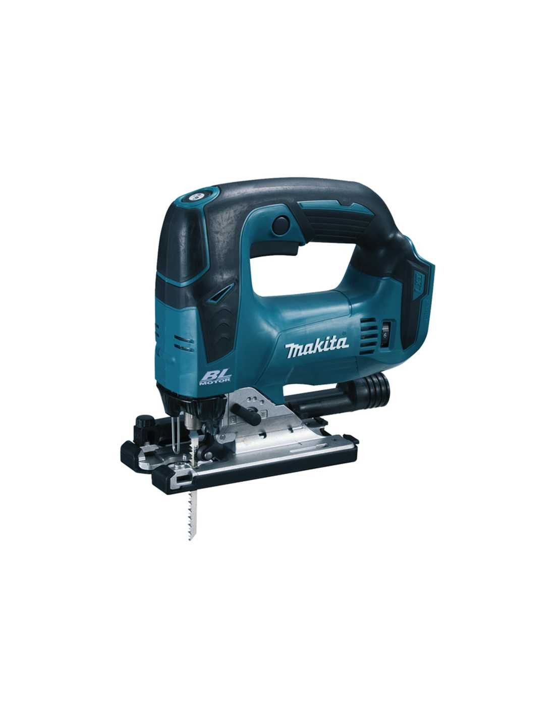 Kit Makita Taladro Percutor DHP482 + Sierra de Calar DJV182 + 2bat 5Ah + cargador + bolsa DLX2181BL2