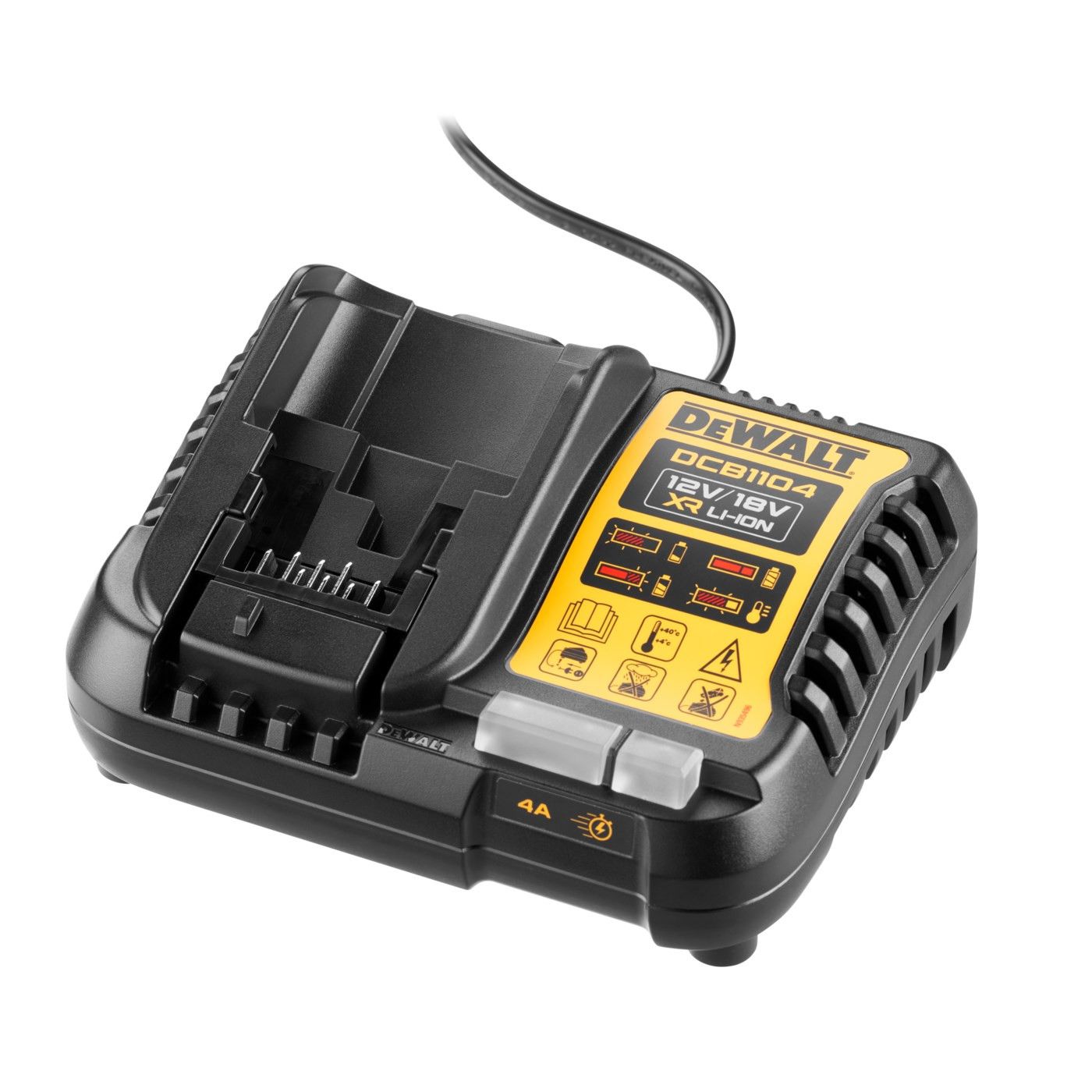 Amoladora 18V XR Sin Escobillas 125mm con 2 baterías 5Ah + Cargador + Maletín Dewalt DCG405P2