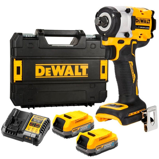 Dewalt DCF921E2T XR 18V ​​POWERSTACK Brushless Impact Wrench