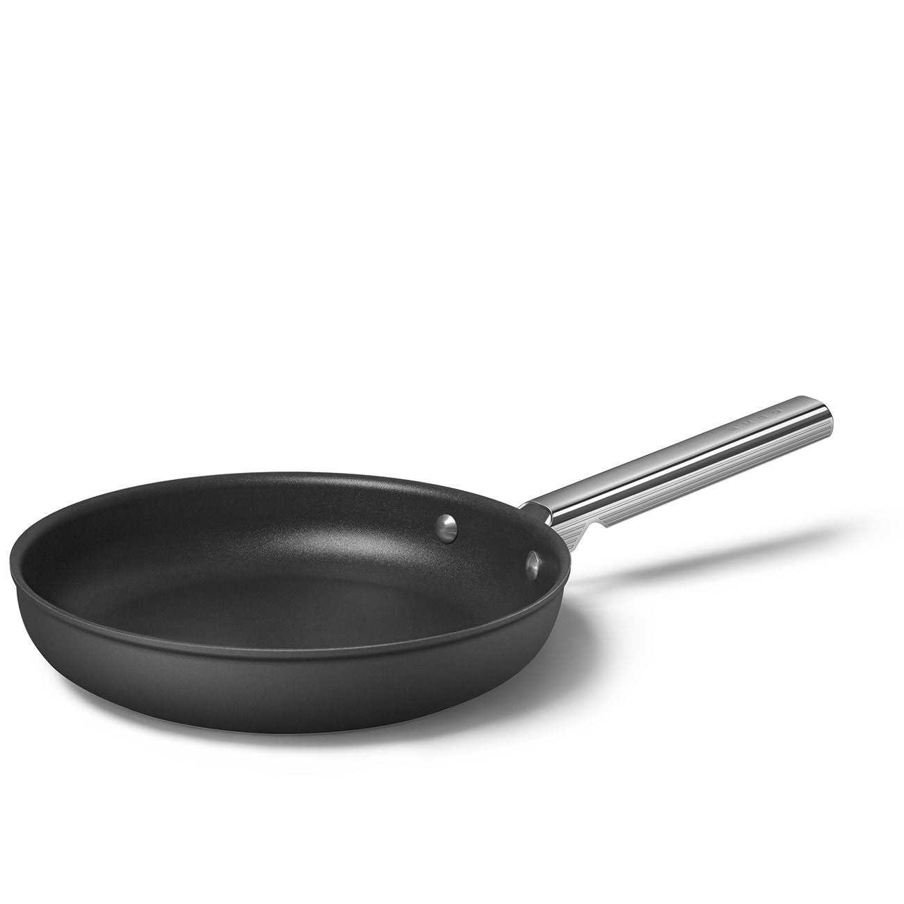 Set of 4 Smeg Matte Black Non-Stick Frying Pans