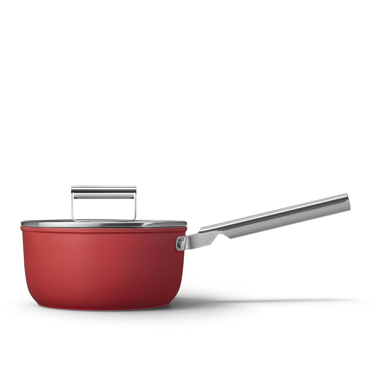 Smeg Matte Red Pot Set