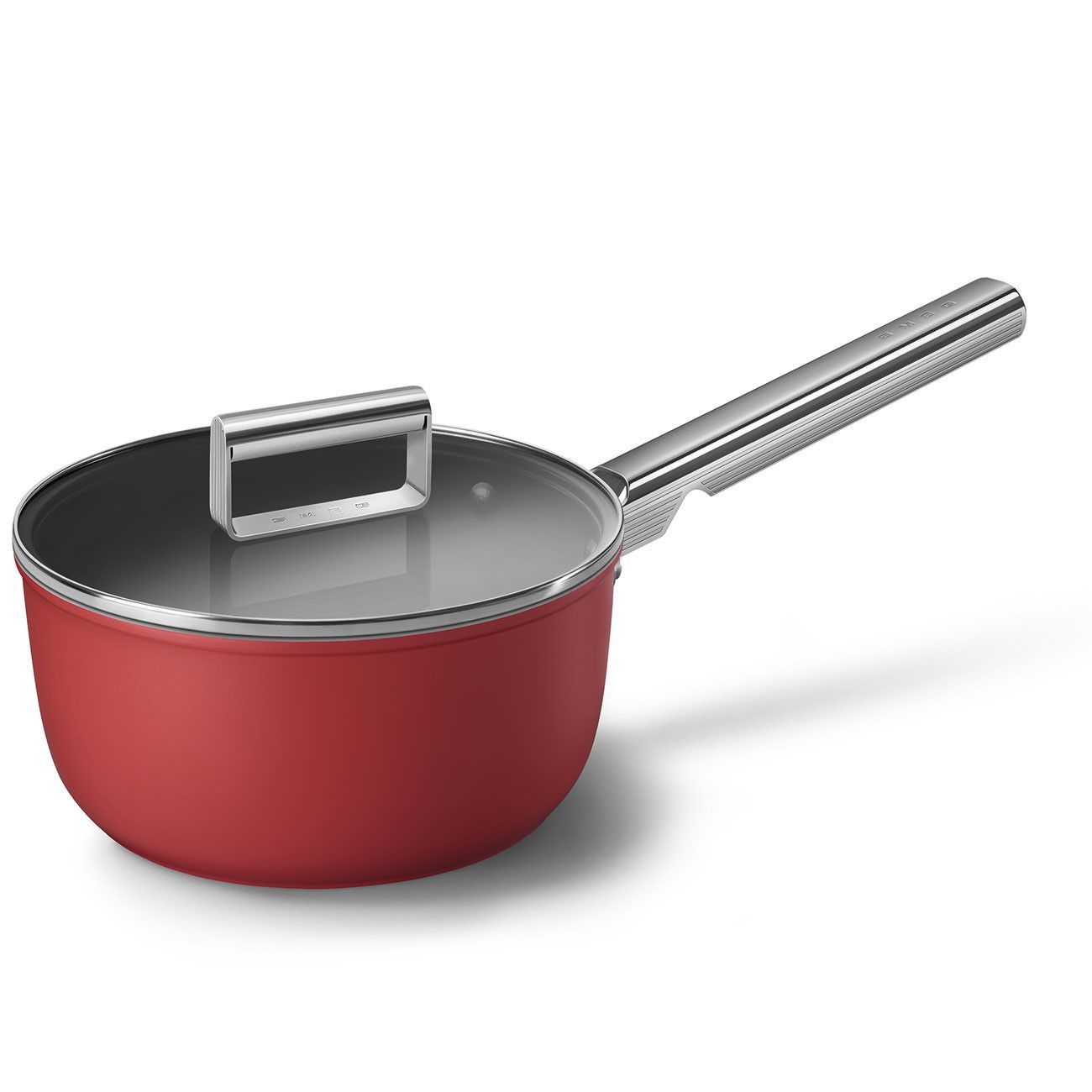 Smeg Matte Red Pot Set