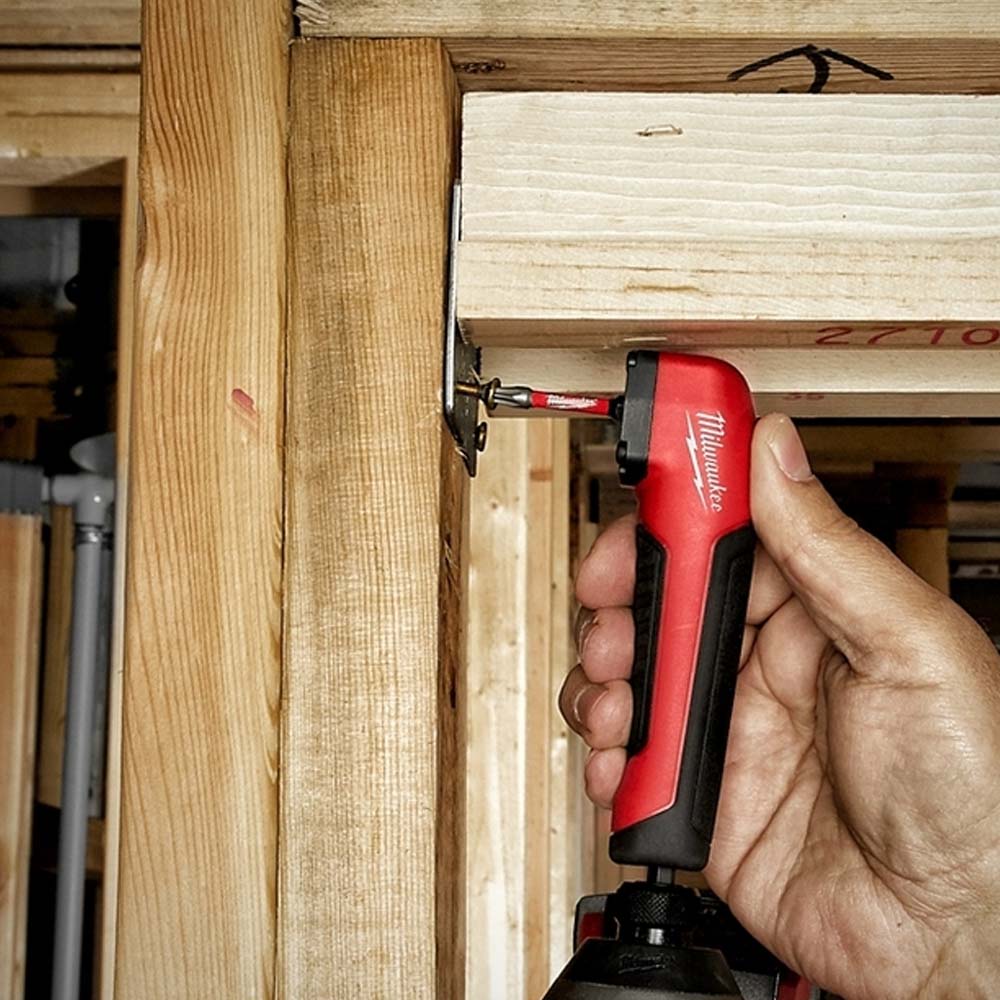 Milwaukee Right Angle Coupling + 38-Piece Bit Set