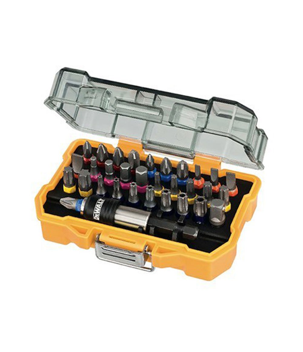 Kit de 32 piezas para Atornillar con Puntas Inviolables Dewalt DT7969