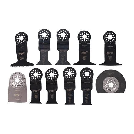 Set of 11 blades for Milwaukee multitool