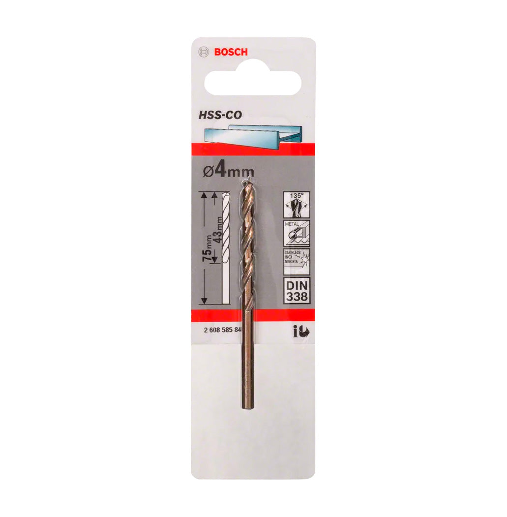 HSS-Co Cobalt Drill Bit DIN338 Bosch