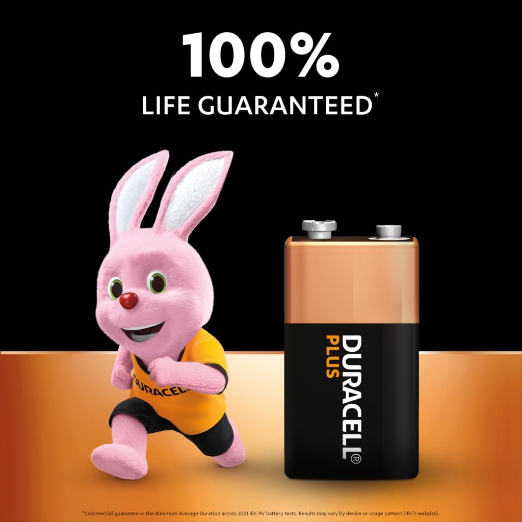 Duracell Plus Power 9V Alkaline Battery