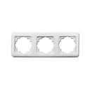 Flush-mount frame 3 elements Term Series White 220x80mm EDM 65322