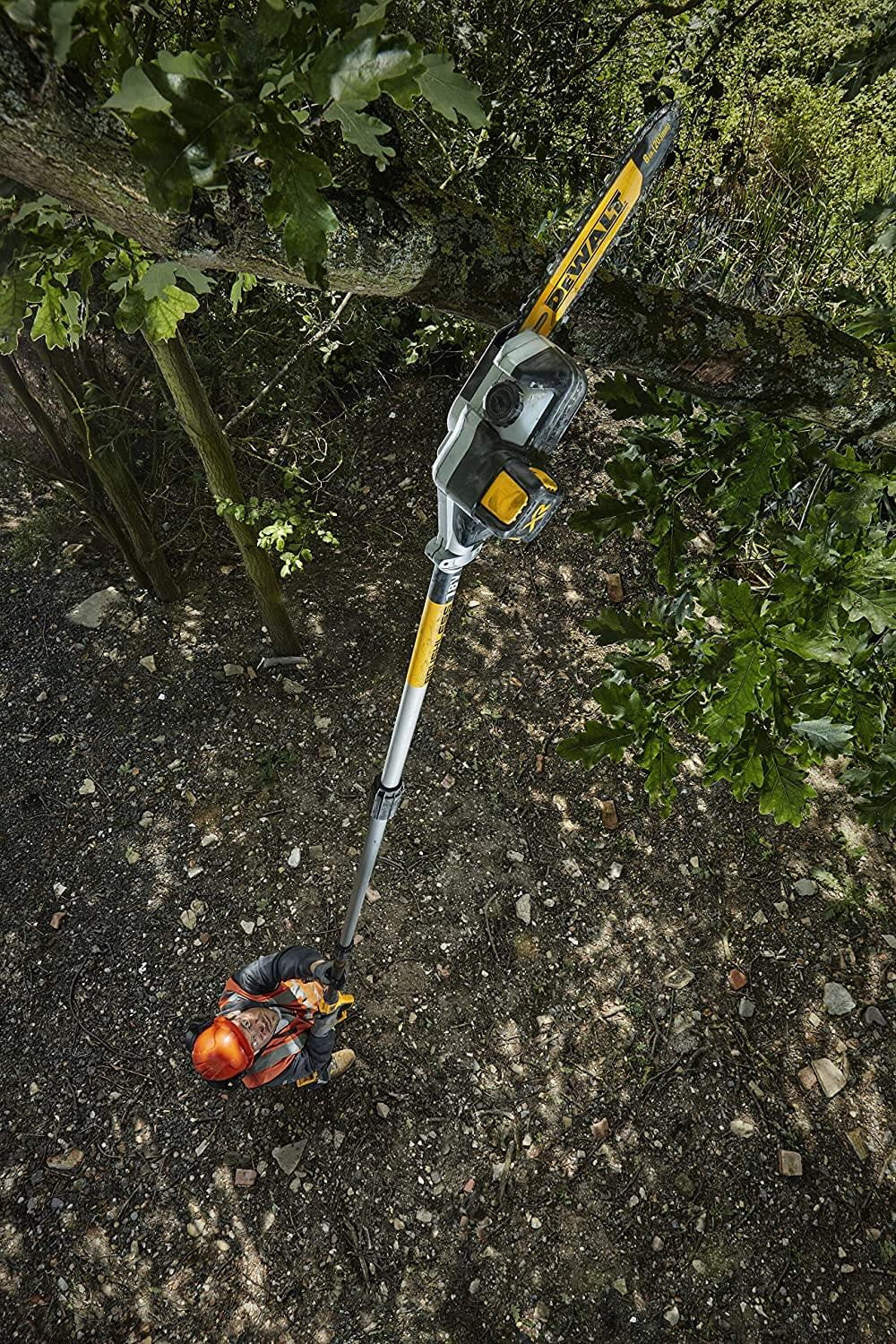 18V 450cm battery-powered height pruner with 5Ah battery Dewalt DCMPS567P1