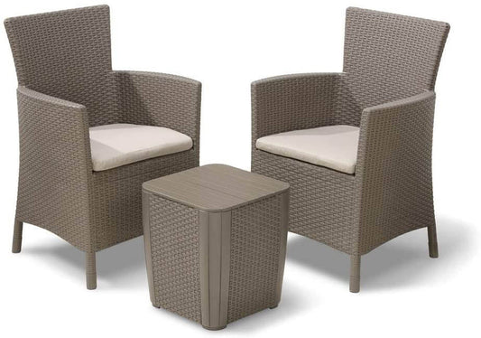 Set de muebles para terraza o balcón 3 piezas Iowa Balcony Keter