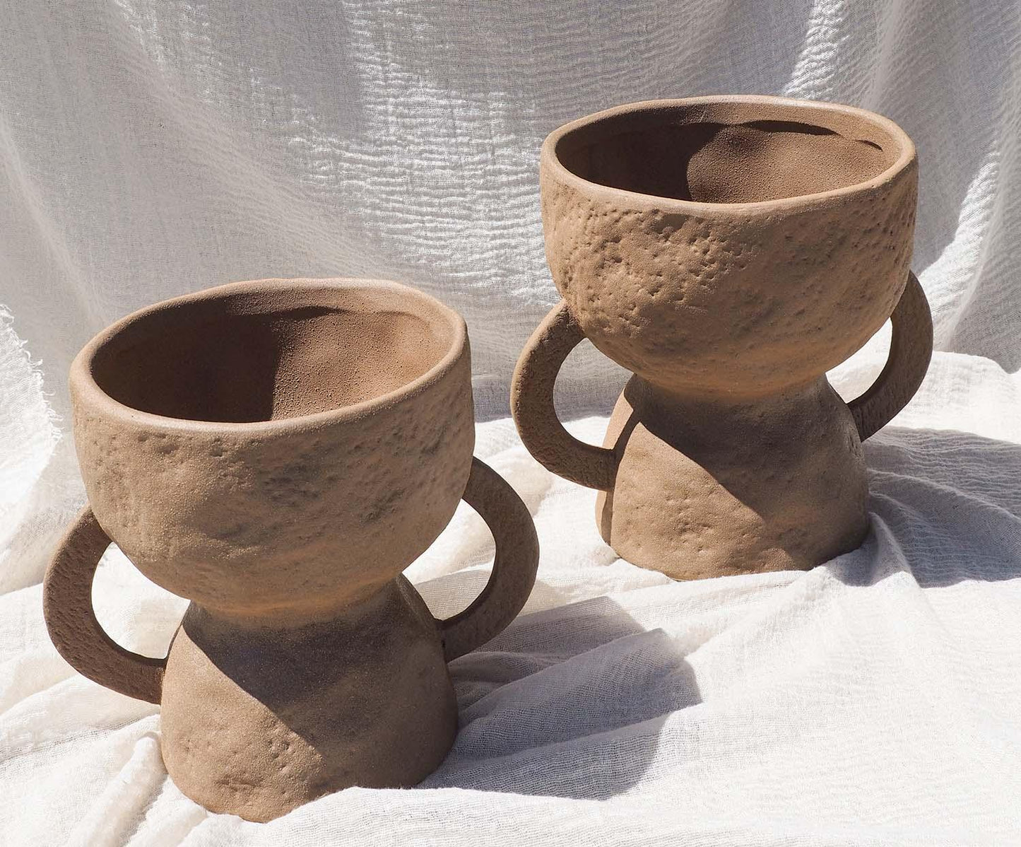 Migori Andrea House brown ceramic trophy vase