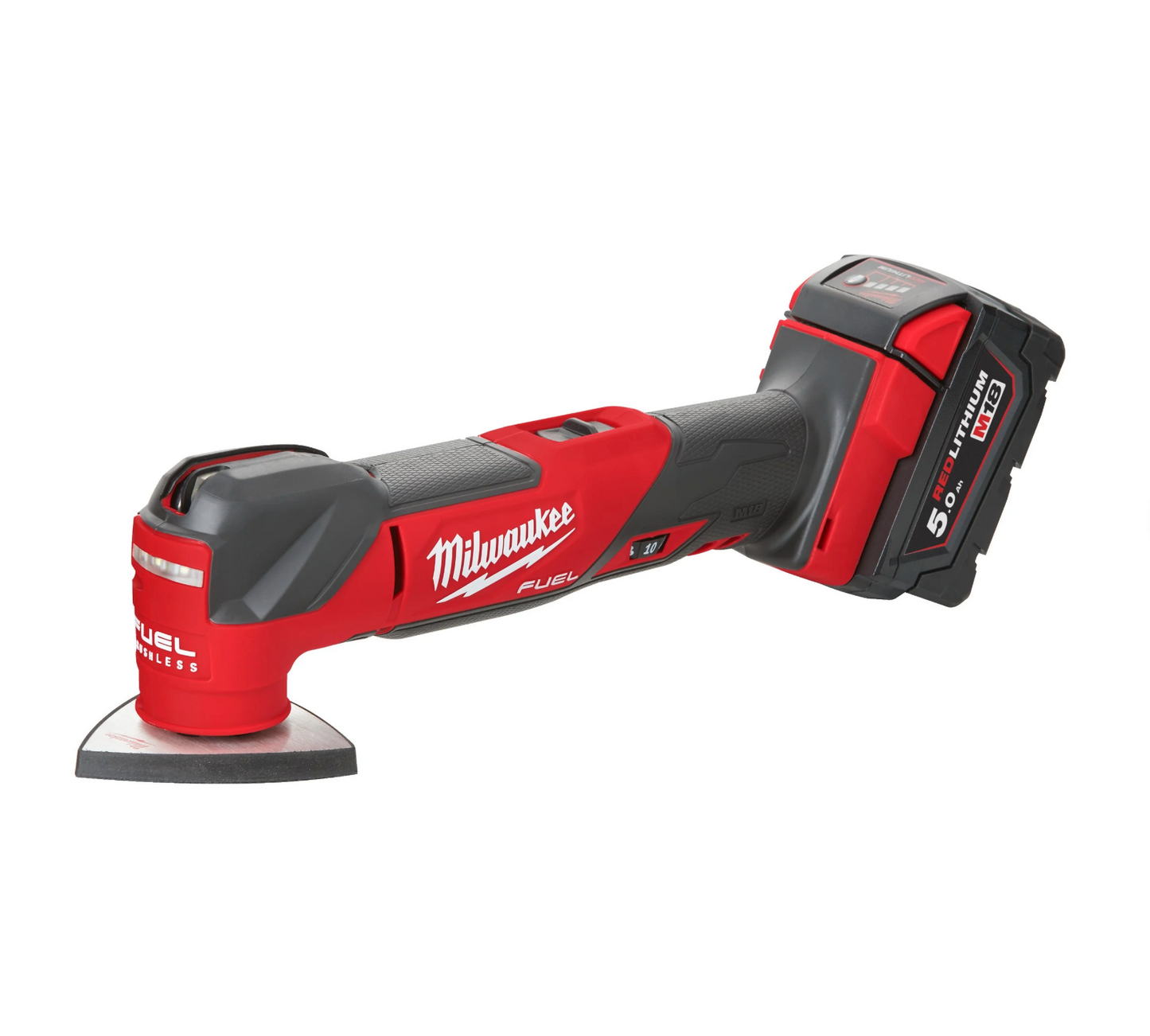 Multiherramienta M18 Fuel con 2bat 5Ah + Cargador + Maletín Milwaukee M18 FMT-502X