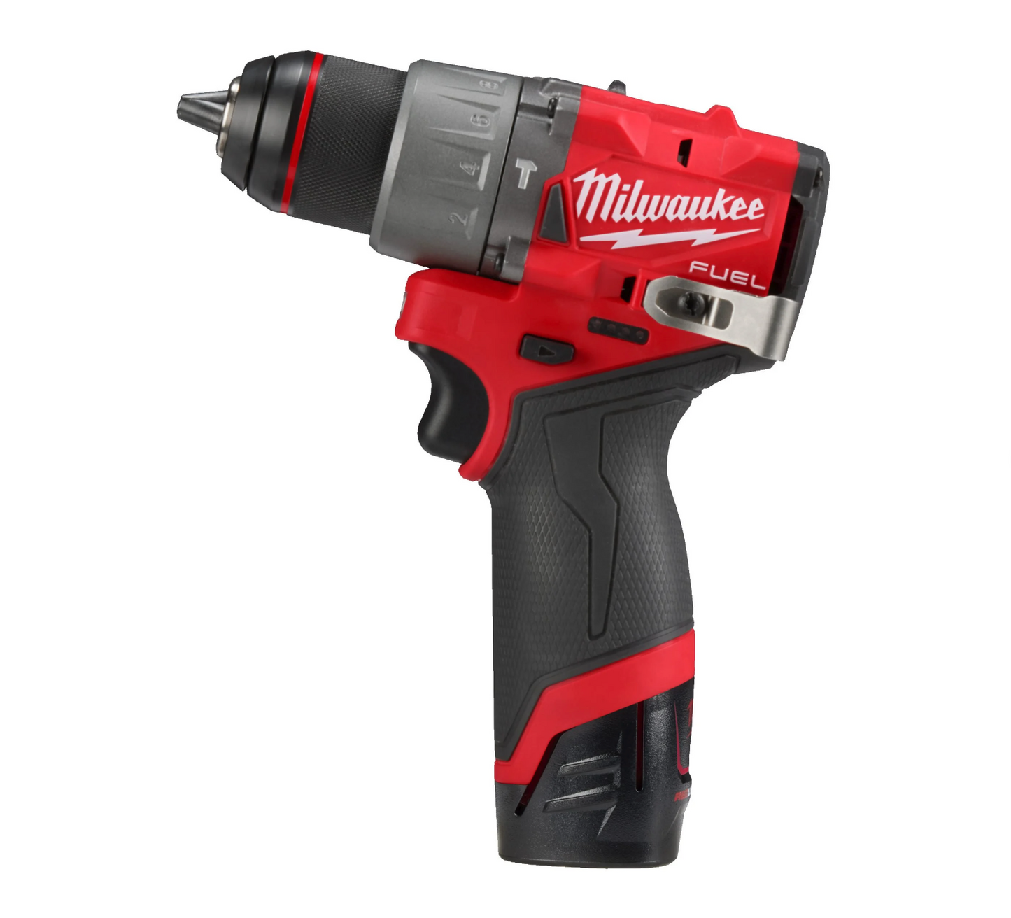 Taladro percutor M12 Fuel + 2bat 2Ah + Cargador + Maletin Milwaukee M12 FPD2-202X