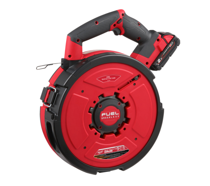Milwaukee M18 Fuel M18 Steel Cable Puller + 2 × 2Ah Batteries + Charger, M18 FPFT-202 36m ST Set