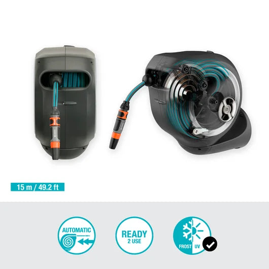 Manguera de pared 15m RollUp S mural Gardena 18602-20