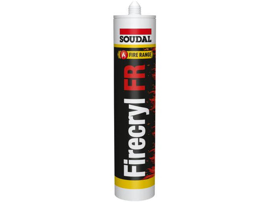 Firecryl FR Soudal white fire-resistant acrylic sealant