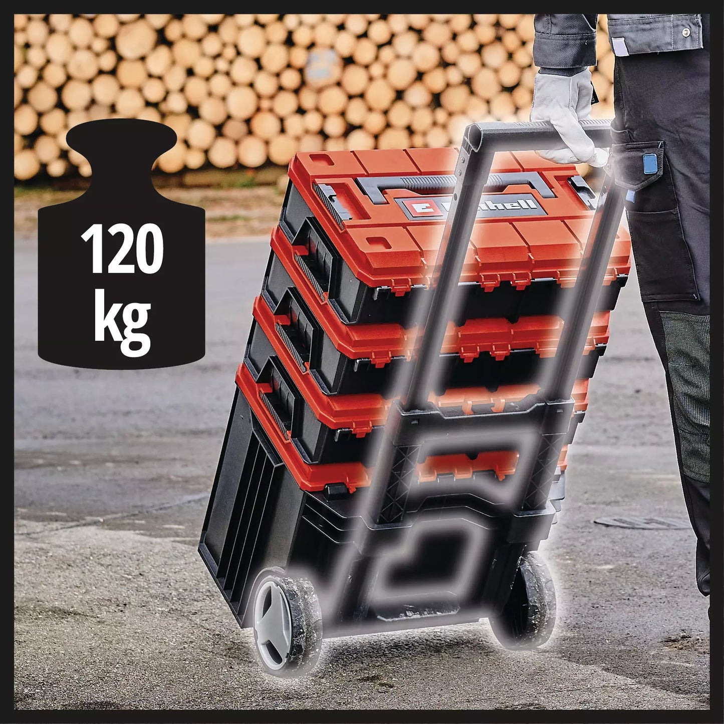 Einhell E-Case Tower wheeled case system