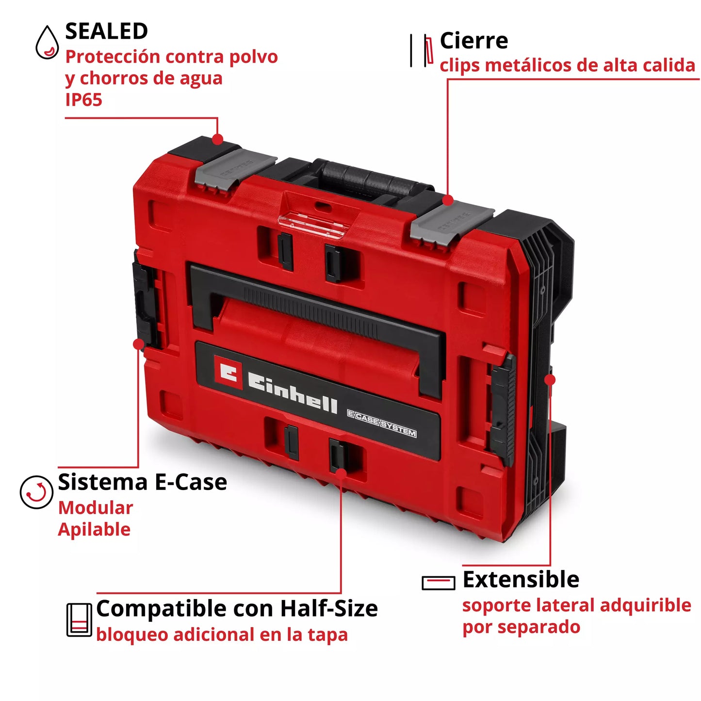 Maletín Einhell E-Case S-F SEALED