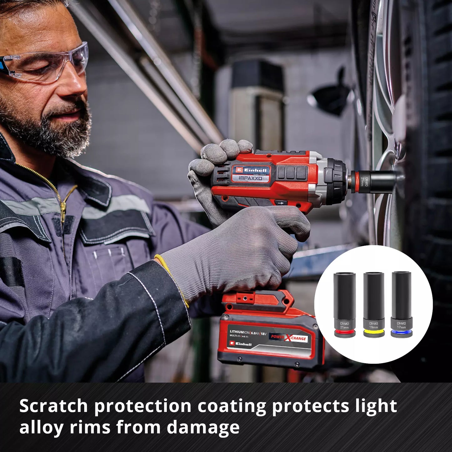 Einhell 49109288 32-piece impact socket set