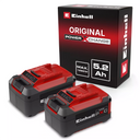 Set of 2 Einhell PXC 18V 5.2Ah batteries