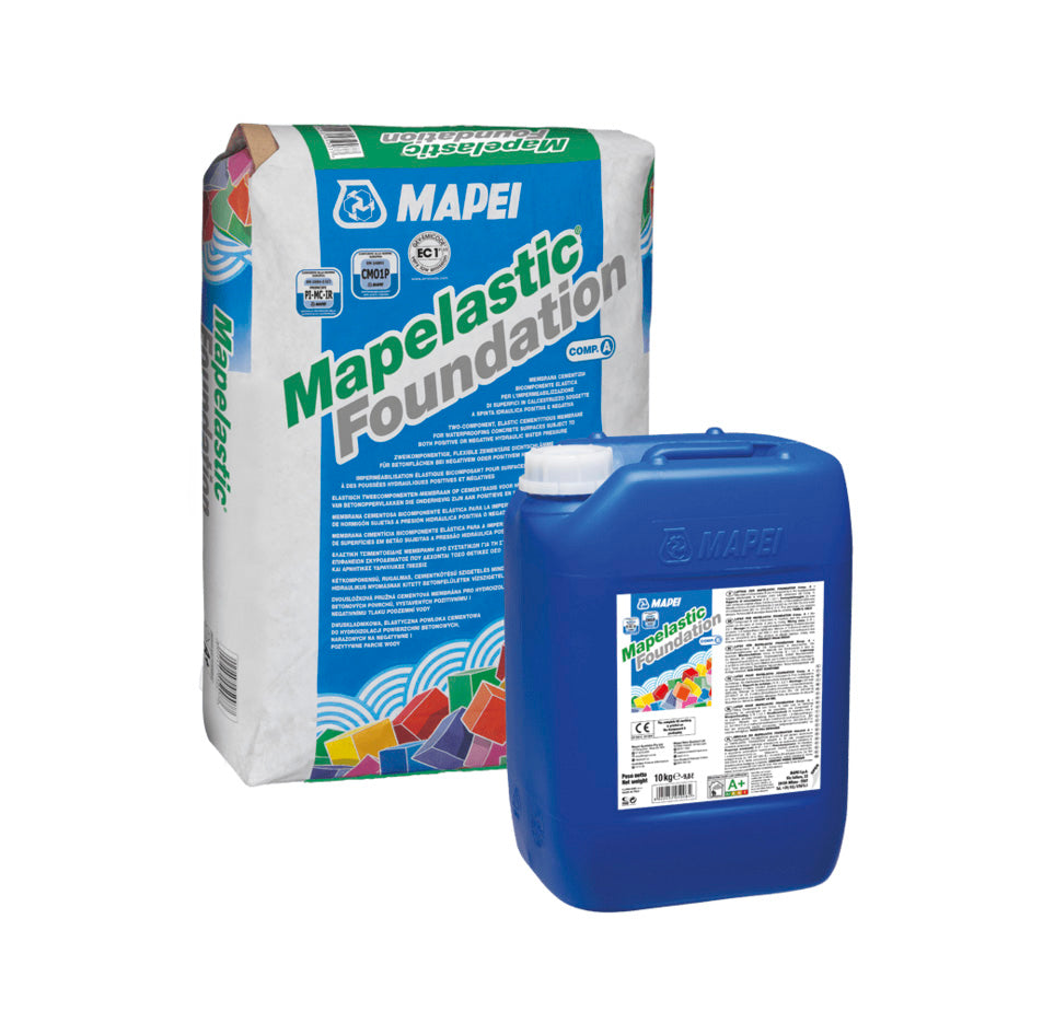 Mortero impermeabilizante Mapelastic Foundation Mapei 32kg