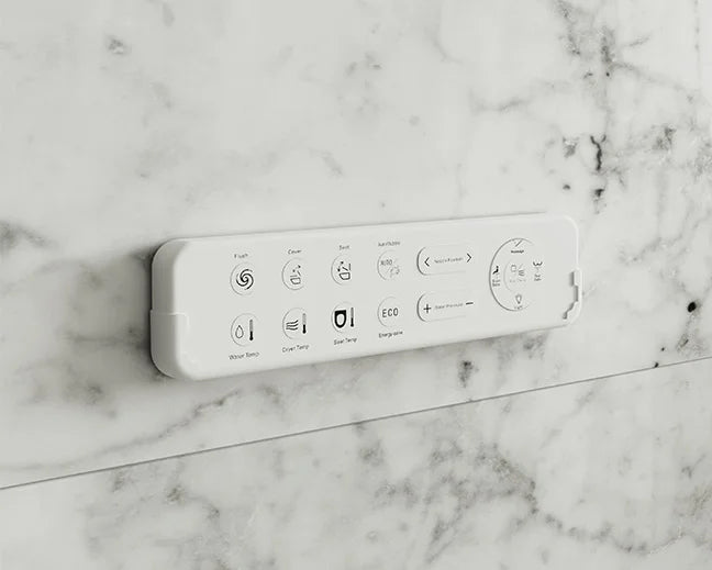 Inodoro Japonés con Smart Cleaning Mizubath Rada Suelo Blanco