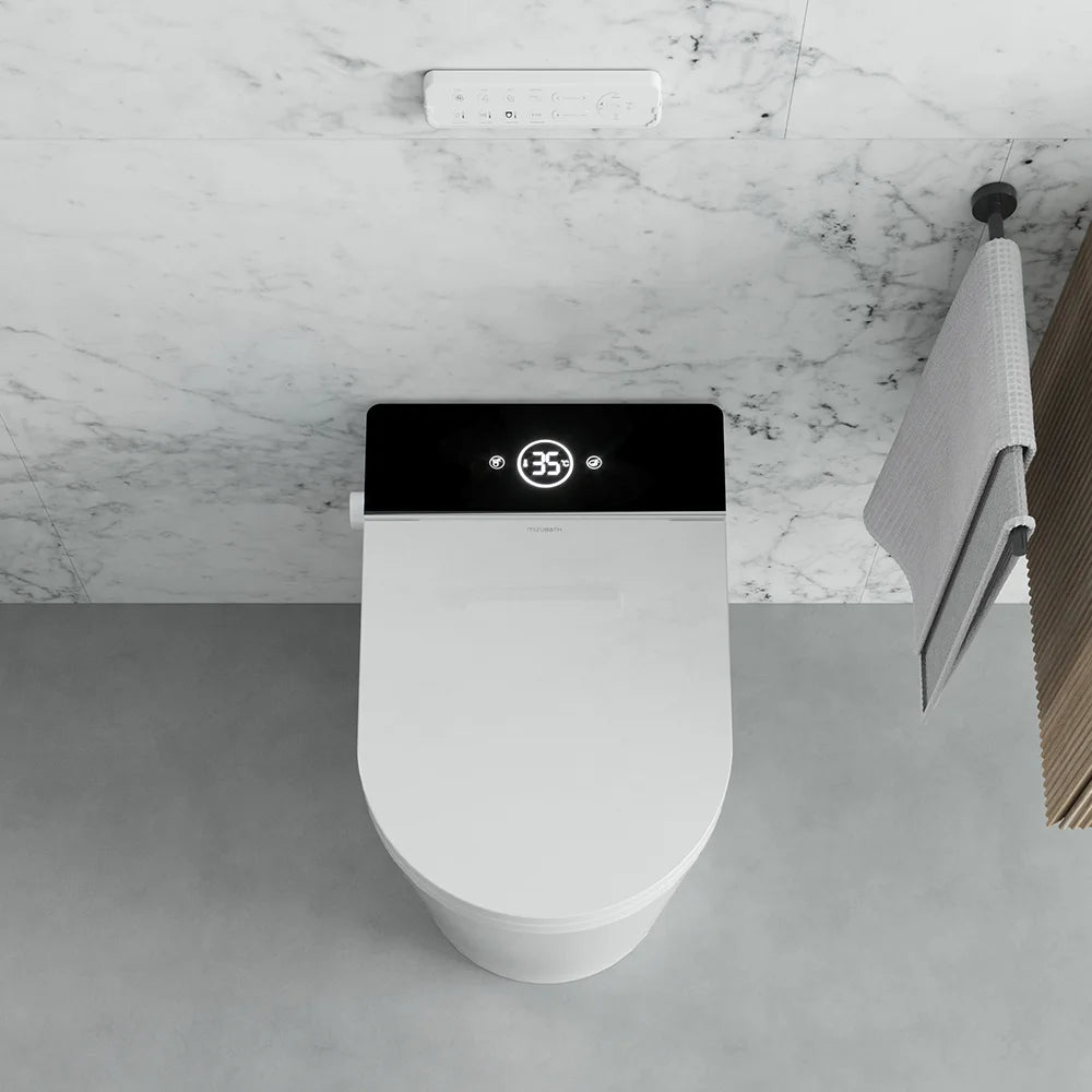 Mizubath Rada Floor Japanese Toilet with Smart Cleaning