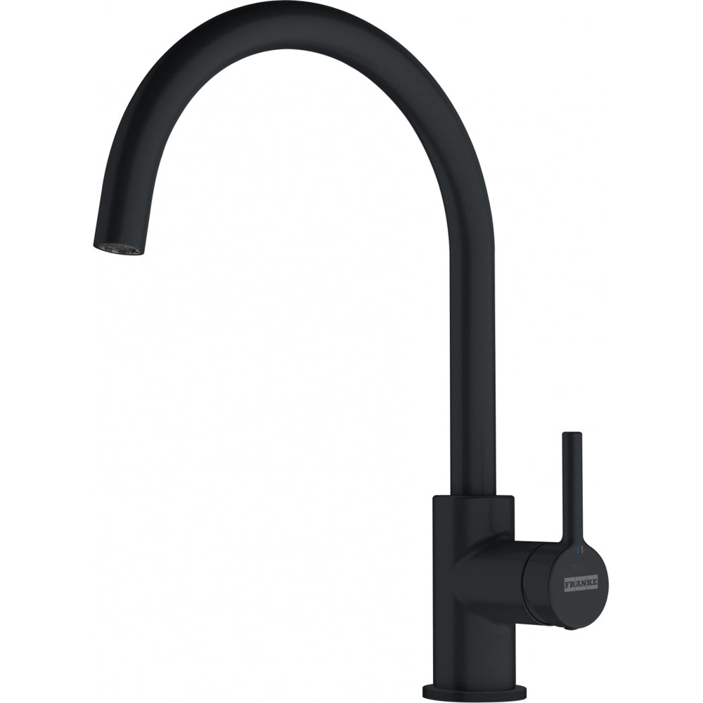 Franke Lina XL Swivel Kitchen Faucet Matt Black 115.0626.019