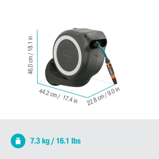 Manguera de pared 15m RollUp S mural Gardena 18602-20