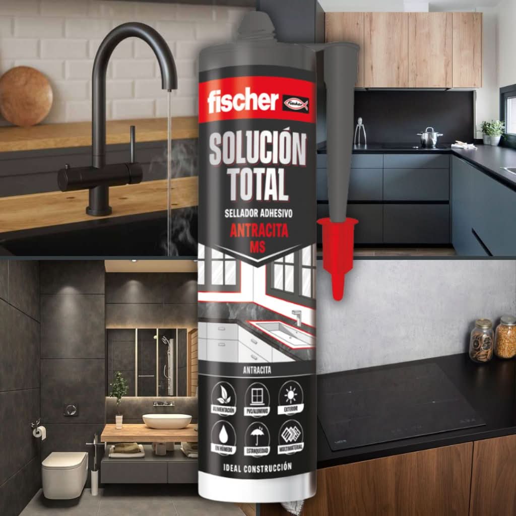 MS Adhesive Sealant Cartridge Total Solution 290ml Fischer