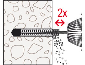 Taco químico Fischer FIS EB II 390 S 390 ml
