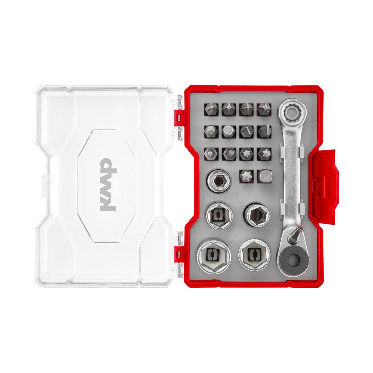 XS-CASE 21pc LS Einhell 49118683 Socket and Bit Set