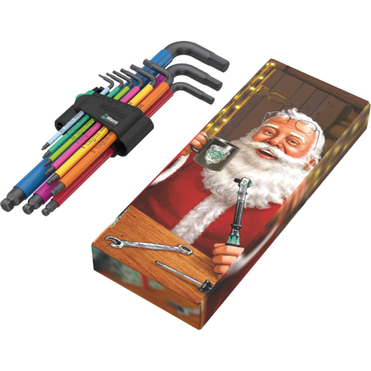 Wera 950/9 Metric Hex-Plus Multicolour Allen Key Set