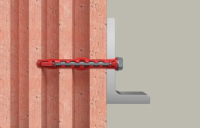 Caja 4 tacos nylon y acero HybridPower 10x90 FUS Fischer