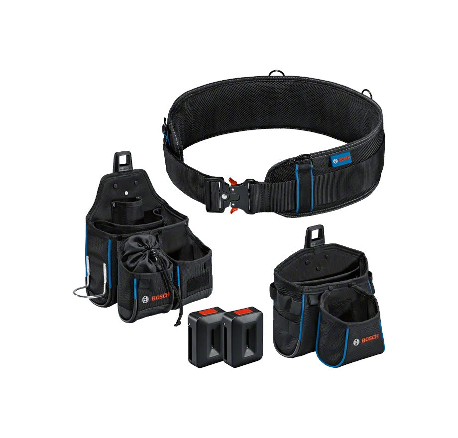 Set con Cinturón 108 + Cartuchera GWT 2 +  Cartuchera GWT 4 + 2 Soportes ProCLICK Bosch