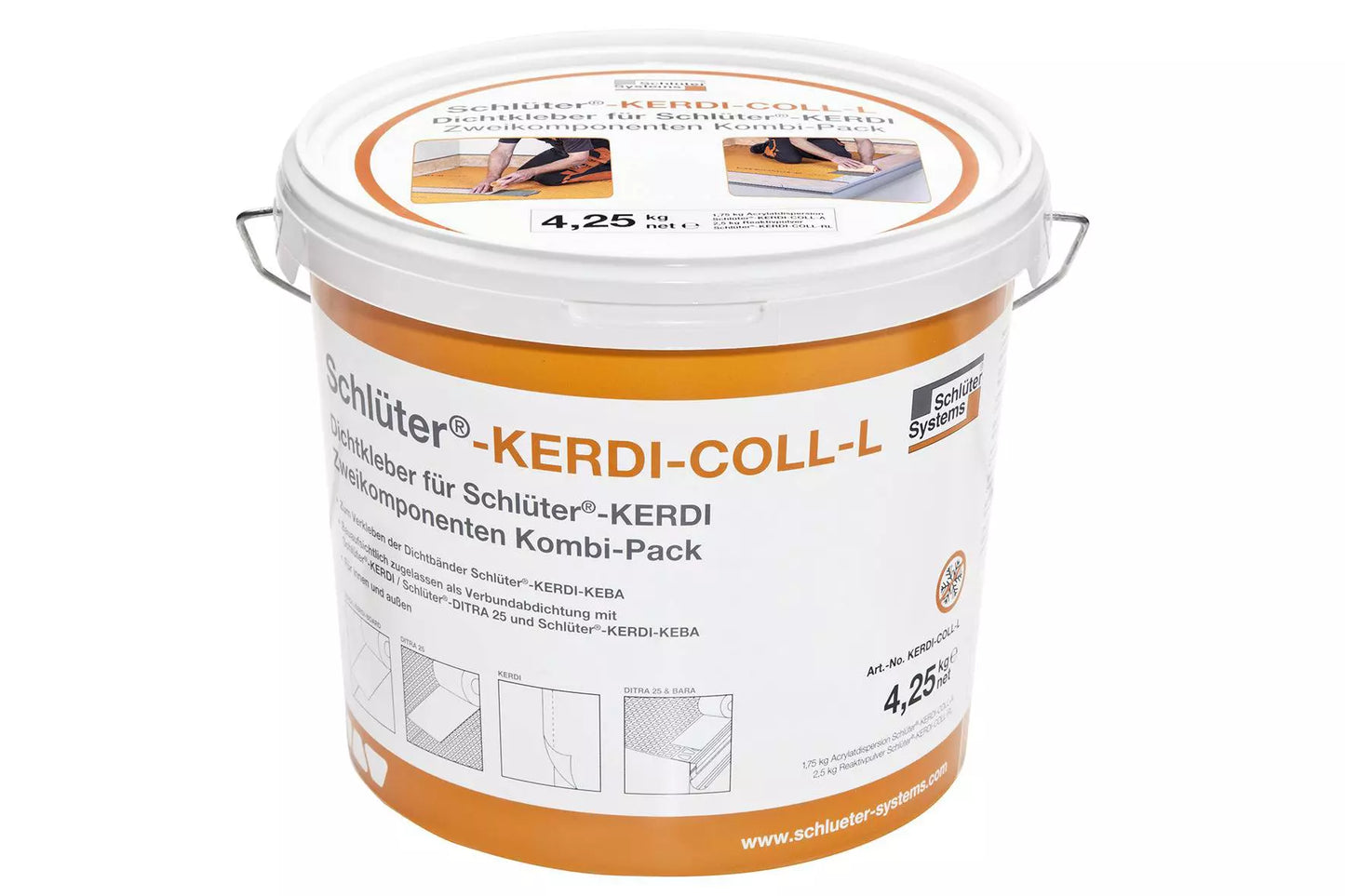 Adhesivo impermeable bicomponente 4,25kg Schlüter-KERDI-COLL